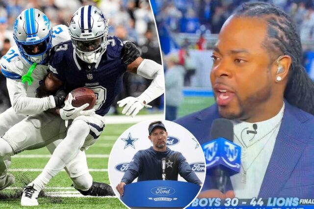 Treinador dos Cowboys se dirigindo a George Pickens sobre postagem O técnico do Dallas Cowboys, Brian Schottenheimer, falando em entrevista coletiva.