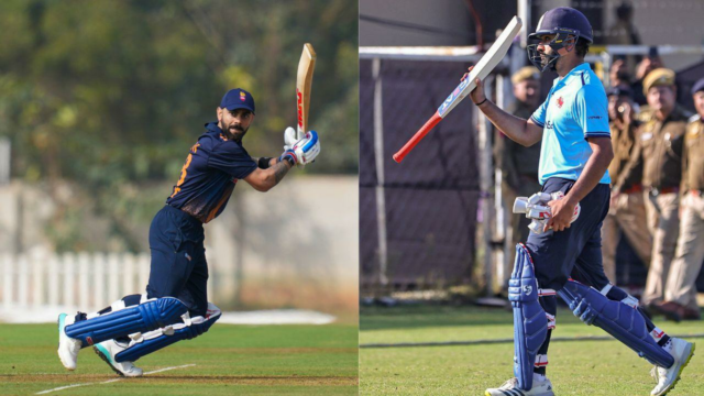 Troféu Vijay Hazare: Rohit Sharma em busca do pato dourado, Virat Kohli marca 77
