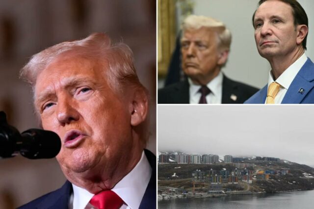 Trump afirma que os EUA precisam da Groenlândia para segurança e nomeia governador republicano para 'liderar o ataque'
