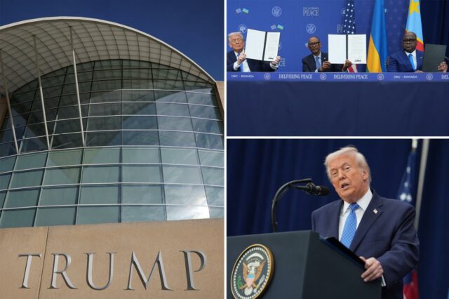 Trump afirma que os chefes do Ruanda e do Congo estarão “abraçados e de mãos dadas” enquanto assinam o acordo de paz mediado pelos EUA
