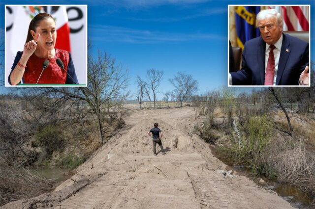 Trump ameaça tarifa de 5% ao México por violações do Trump ameaça tarifa de 5% ao México por violações do tratado de água que afetam agricultores do Texas