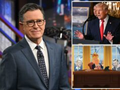 Trump chama Stephen Colbert de ‘homem morto andando’ enquanto insta a CBS a colocar o apresentador da madrugada ‘para dormir’ Trump chama Stephen Colbert de 'homem morto andando' enquanto insta a CBS a colocar o apresentador da madrugada 'para dormir'