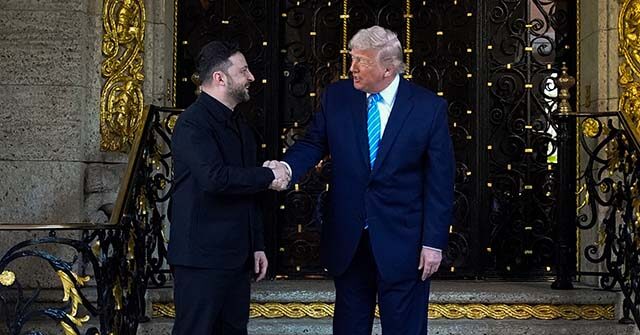 Trump dá as boas-vindas a Zelensky em Mar-a-Lago e diz Trump dá as boas-vindas a Zelensky em Mar-a-Lago e diz que Putin leva a paz a sério