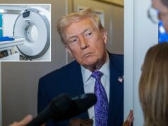 Trump diz aos repórteres que divulgará os resultados da ressonância magnética de outubro ‘se você quiser’ O presidente Donald Trump fala com repórteres durante o voo do Força Aérea Um de sua propriedade em Mar-a-Lago em Palm Beach, Flórida, para a Base Conjunta Andrews, domingo, 30 de novembro de 2025.