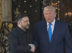 Trump e Zelenskyy reúnem-se nos EUA Trump e Zelenskyy reúnem-se nos EUA