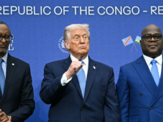Trump formaliza acordo de paz histórico entre a República Democrática do Congo e a República de Ruanda Trump formaliza acordo de paz histórico entre a República Democrática do Congo e a República de Ruanda