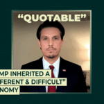 Trump herdou uma economia “diferente e difícil”