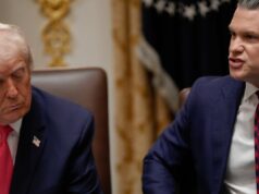 Trump não recua mais quando fontes da Casa Branca dizem que Hegseth não está preparado para o cargo, pois ele está ‘cansado’ de controvérsias: relatório O presidente Donald Trump não está mais reagindo quando pessoas internas reclamam que o secretário de Defesa Pete Hegseth não está preparado para o cargo, de acordo com um novo relatório. (Copyright 2025 The Associated Press. Todos os direitos reservados.)