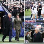 Trump participa do jogo anual Exército-Marinha depois de condenar o ataque que matou 3 americanos na Síria