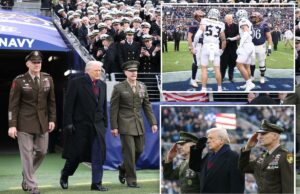 Trump participa do jogo anual Exército-Marinha depois de condenar o ataque que matou 3 americanos na Síria Trump participa do jogo anual Exército-Marinha depois de condenar o ataque que matou 3 americanos na Síria