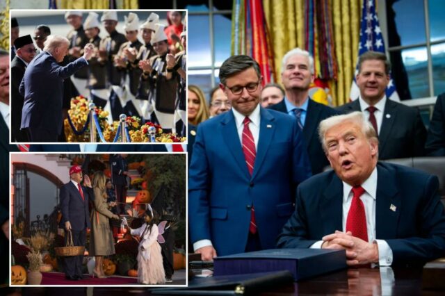 Trump trabalhando até 12 horas por dia, mostram os registros do Salão Oval - refutando a reportagem do NY Times sobre eventos limitantes de 'fadiga'
