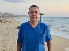 Um ano depois, Israel ainda mantém detido o médico de Gaza Hussam Abu Safia sem acusação formal Médico de uniforme sentado com os braços cruzados