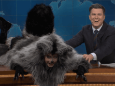 Um guaxinim bêbado tenta ficar com Colin Jost e comer cocô em uma ‘atualização de fim de semana’ desequilibrada Um guaxinim bêbado tenta ficar com Colin Jost e comer cocô em uma 'atualização de fim de semana' desequilibrada