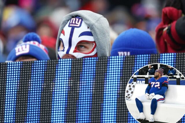 Um sinal revelador da morte preocupante dos Giants não poderia Um sinal revelador da morte preocupante dos Giants não poderia ser perdido