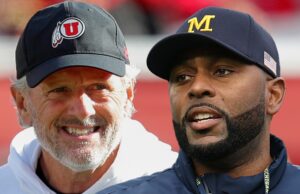 Universidade de Michigan contrata Kyle Whittingham, de Utah, para substituir Sherrone Moore Kyle Whittingham sherrone moore sub getty furto