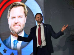 Vance promete consertar totalmente a economia no próximo ano O presidente Donald Trump fala durante evento para anunciar novas tarifas no Rose Garden da Casa Branca, quarta-feira, 2 de abril de 2025, em Washington. (Foto AP/Mark Schiefelbein)