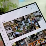 Captura de tela mostrando o recurso de álbum privado no aplicativo Samsung Gallery