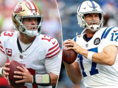 Veja como assistir 49ers x Colts gratuitamente no Monday Night Football logotipo de fantasia azarão