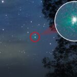 3I/ATLAS sobrevoando o Deserto Negro no Egito.