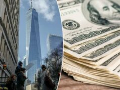 Veja quanto dinheiro os nova-iorquinos precisam em um fundo de emergência de 3 meses para cobrir o custo de itens essenciais Pessoas caminham perto do World Trade Center, em Nova York.