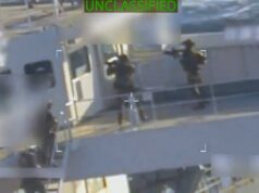 Venezuela é onde Trump pretende aniquilar nossos adversários Um vídeo ainda mostra soldados com rifles em um barco, com a palavra