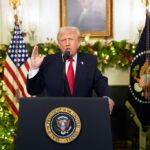 Verificação de fatos: Trump faz inúmeras afirmações falsas em comentários