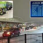 Viajantes de férias ficam presos no aeroporto JFK enquanto a tempestade de inverno provoca centenas de cancelamentos de voos