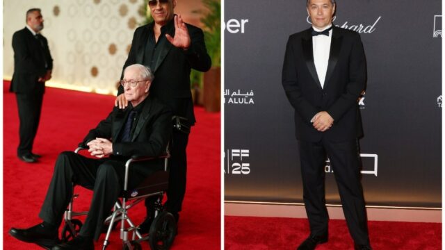 Vin Diesel leva Michael Caine ao longo do tapete vermelho Vin Diesel leva Michael Caine ao longo do tapete vermelho do Festival de Cinema do Mar Vermelho enquanto Sean Baker compara a Arábia Saudita aos 'primeiros dias de Hollywood'