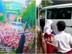 Vítima de carro que transportava MBG colidindo com multidão de estudantes no SDN Kalibaru 01 ainda sendo cuidado por 5 pessoas! 1 Recebeu tratamento intensivo Vítima de carro que transportava MBG colidindo com multidão de estudantes no SDN Kalibaru 01 ainda sendo cuidado por 5 pessoas! 1 Recebeu tratamento intensivo