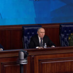 Vladimir Putin chama líderes europeus de “leitões” em busca de vingança