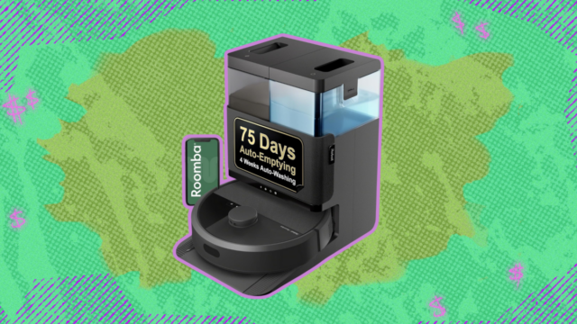 Robô aspirador e esfregão iRobot Roomba Plus 405 com base