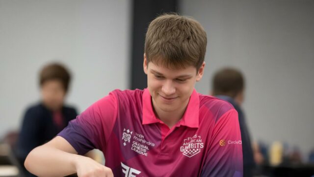 Volodar Murzin: Fico feliz por fazer parte dos American Gambits na Global Chess League
