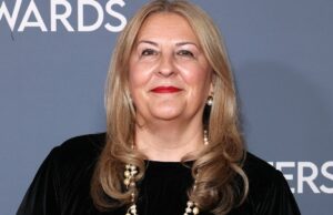 WGA pede que o acordo de descoberta da Warner Bros. da Netflix seja bloqueado: ‘O que as leis antitruste foram projetadas para prevenir’ David Zaslav, CEO da Warner Bros. Discovery e Ted Sarandos, CEO da Netflix participam do AFI Awards em 6 de fevereiro de 2025 em Los Angeles. (Crédito: Michael Kovac/Getty Images)