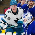 Wennberg faz o papel de herói enquanto os Sharks conquistam uma vitória dramática de retorno em Toronto