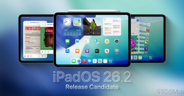 Candidato a lançamento do iPadOS 26.2
