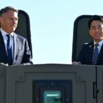 Marles fala durante uma coletiva de imprensa em Tóquio no domingo.