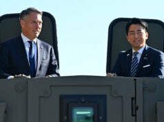 ‘Perigoso e extremamente lamentável’: caça chinês ‘fixado’ em jatos japoneses Marles fala durante uma coletiva de imprensa em Tóquio no domingo.