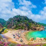 Blue Lagoon on Comino Island in Malta.