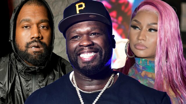 kanye west 50 cent nicki minaj getty comp