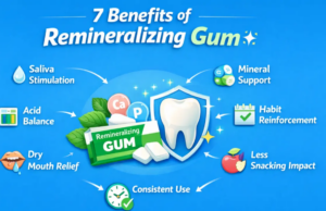 7 benefícios da goma remineralizante para proteção do esmalte entre escovações 7 benefícios da goma remineralizante para proteção do esmalte entre escovações