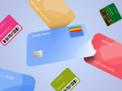 A Carteira do Google acerta os pagamentos, mas ainda falta esse recurso básico Uma pilha de cartões digitais com um botão