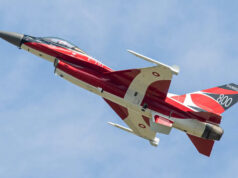 A Dinamarca está aposentando sua frota de F-16 – veja o jato de alta tecnologia que a está substituindo Vista frontal 3/4 do F-35A Lightning II em vôo