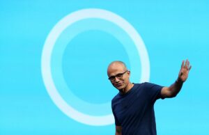 A Microsoft não vai parar de comprar chips de IA da Nvidia, AMD, mesmo depois de lançar os seus próprios, diz Nadella Microsoft CEO Satya Nadella