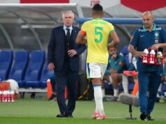 A alternativa de Carlo Ancelotti que Sam Allardyce acha que o Man Utd poderia contratar como técnico se surgir uma bola curva no Brasil Gráfico Ancelotti