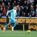 Ethan Wheatley jogando pelo Northampton Town