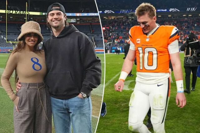 A esposa de Jarrett Stidham passando por um 'turbilhão absoluto de emoções' após a lesão de Bo Nix
