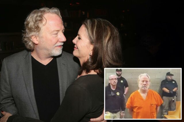 A esposa de Timothy Busfield, Melissa Gilbert, escreve uma carta pedindo ao juiz que proteja o marido na prisão após prisão por abuso sexual infantil
