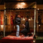 Steven Bartlett compartilhou fotos de sua proposta romântica para sua namorada Melanie Lopes, depois que o Daily Mail revelou que o casal ficou noivo no dia de Natal