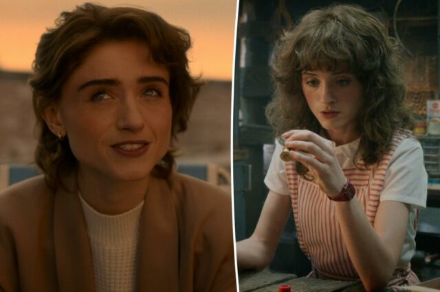 A estrela de 'Stranger Things' Natalia Dyer pediu para se parecer com esta surpreendente A-lister na 5ª temporada
