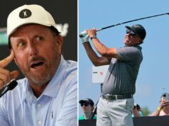A lenda do golfe Phil Mickelson comenta supostas fraudes em seu estado natal, a Califórnia A lenda do golfe Phil Mickelson comenta supostas fraudes em seu estado natal, a Califórnia